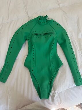 GIGI C Riley Surfsuit- Emerald Green- size XS- NWT